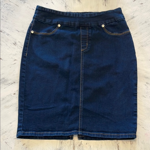 Carreli Blue Denim Skirt - Picture 1 of 5